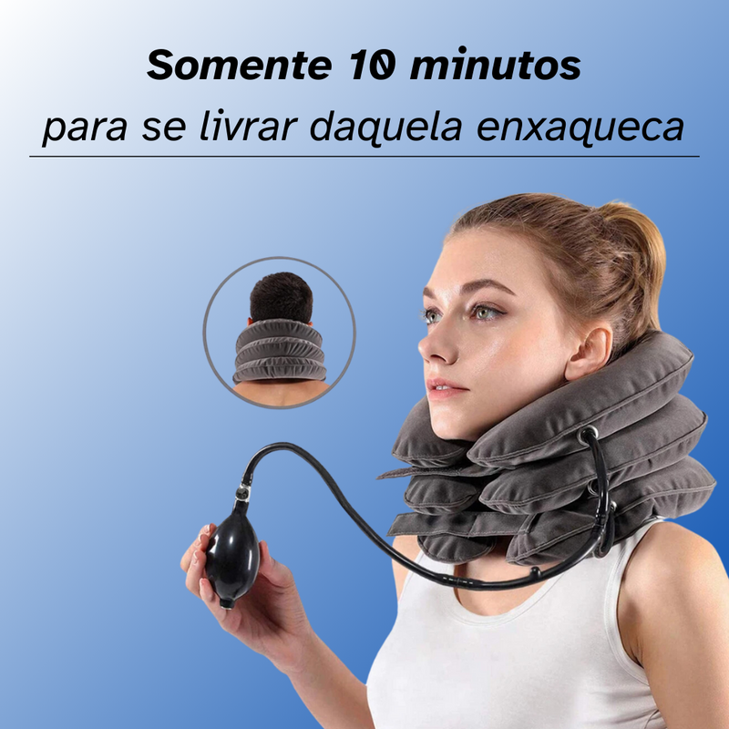 Colar Cervical Inflável Tech - Confortável e Adaptável